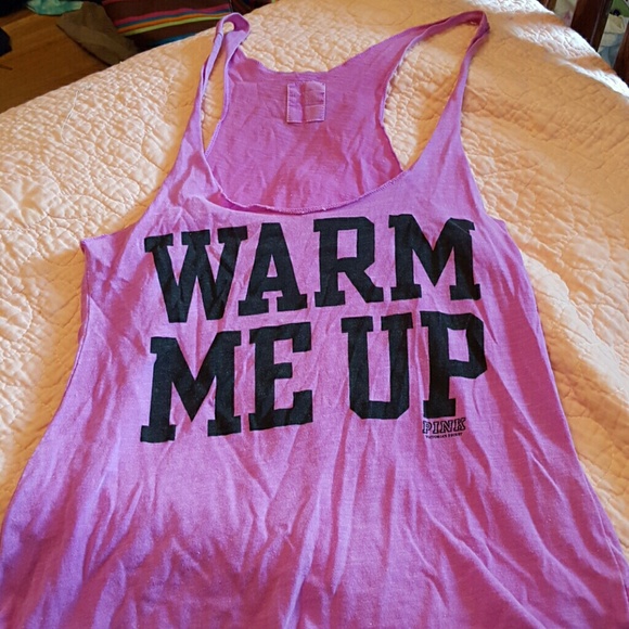 Victoria secrets pink tank top