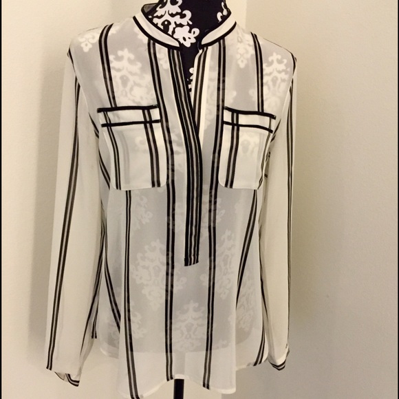 Ann Taylor Loft Sheer Blouse