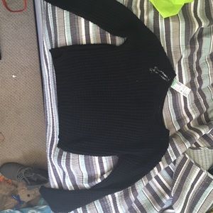 Never worn black knit sweater
