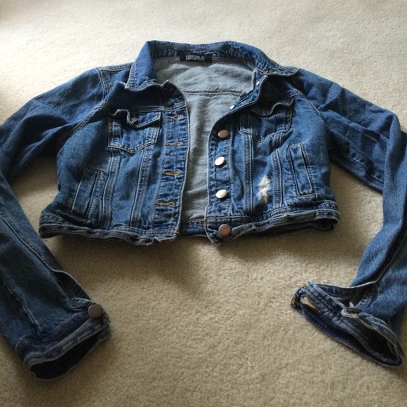 Lighter wash denim jacket