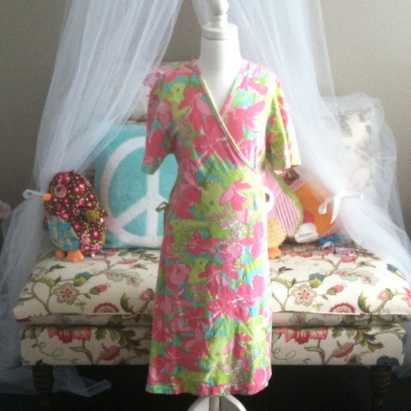 🎀Lilly Pulitzer Wrap Dress size S🎀