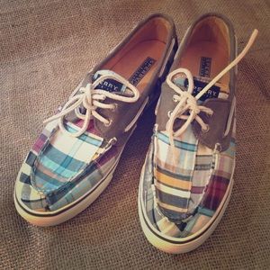 Plaid Sperry Boat-Shoes