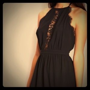 Forever 21 open back halter dress