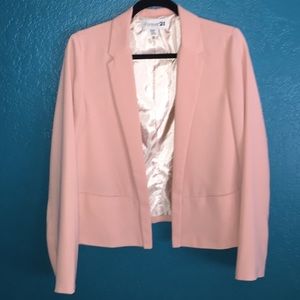 Coral pink blazer