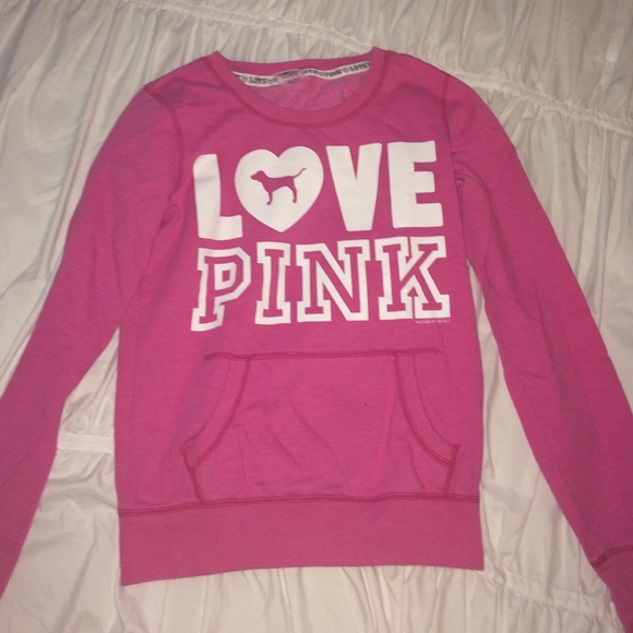 Love Pink crewneck sweatshirt
