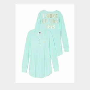 'i woke up like this' brand new sleep shirt