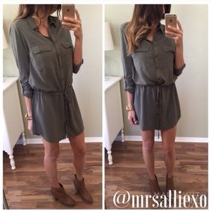 Gorgeous olive green dress NWT (reposh)