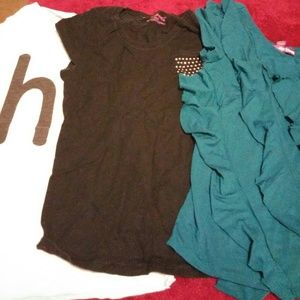 3 shirts size 7-8 girls