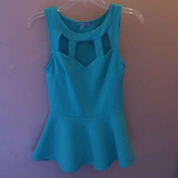 Peplum dress top