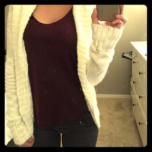 Light creamed colored sweater