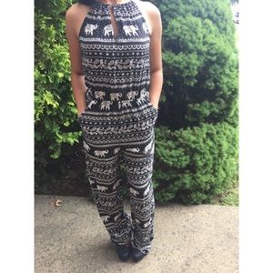 This cute elephant jumpsuit!