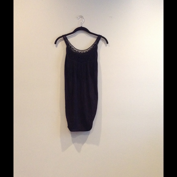 Black formal tank top