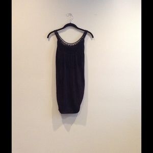 Black formal tank top