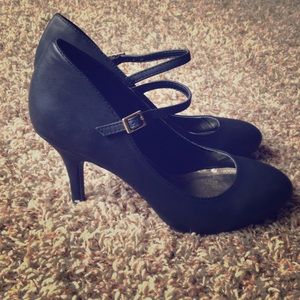 Black Mary Jane Heels