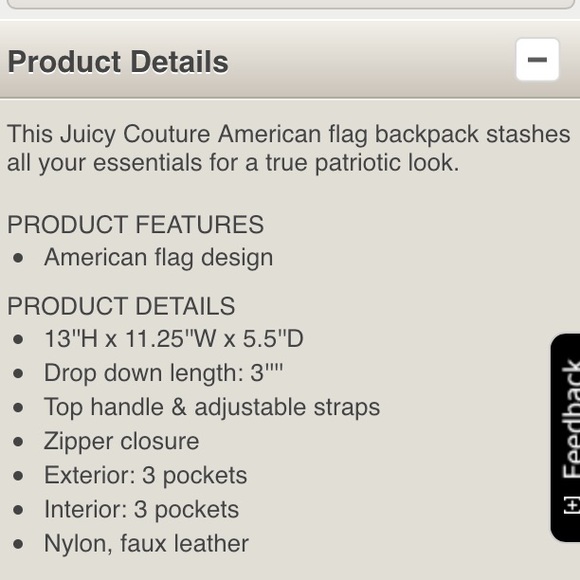 Juicy Couture Bags - Juicy Couture American Flag SOLD IN A BUNDLE Juicy Couture Bags - Juicy Couture American Flag SOLD IN A BUNDLE