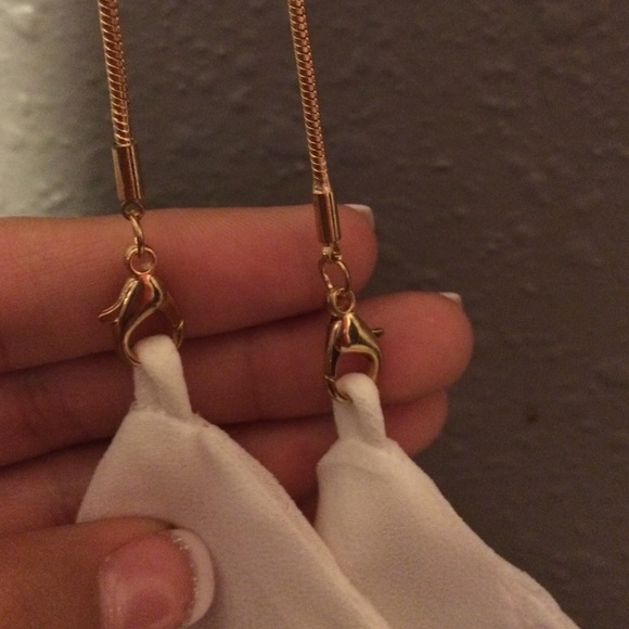 White and gold Sweet Journey Tank Top - Picture 2 of 3