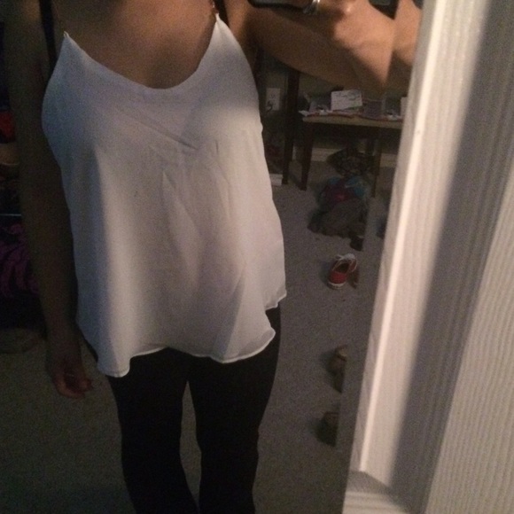 Sweet Journey Tops - White and gold Sweet Journey Tank Top