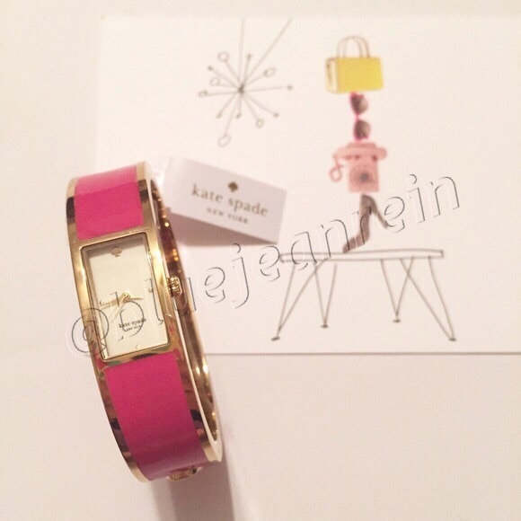 kate spade Jewelry - NWT kate spade Pink Bracelet Watch!
