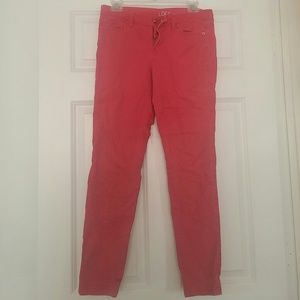 Loft Modern Skinny pinkish/red pants