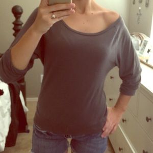 Dark gray long sleeve PINK T