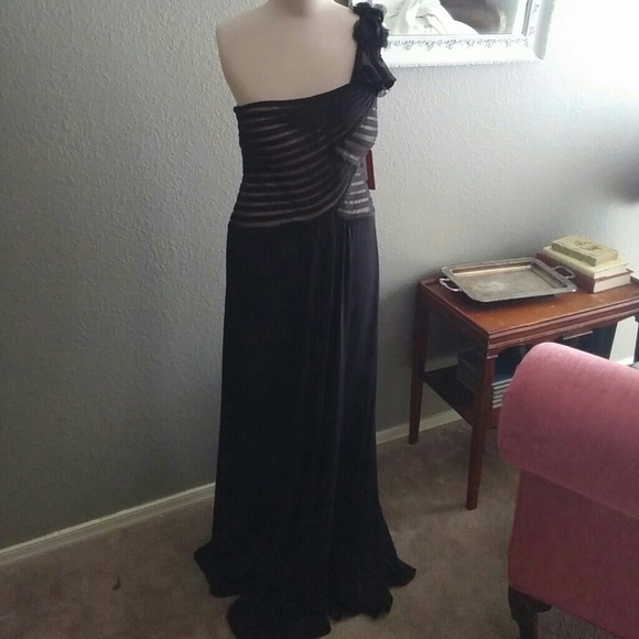 Black evening gown