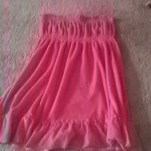 Knee length glittery dress