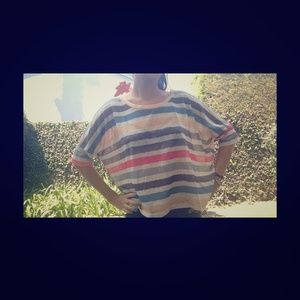 Striped color shirt