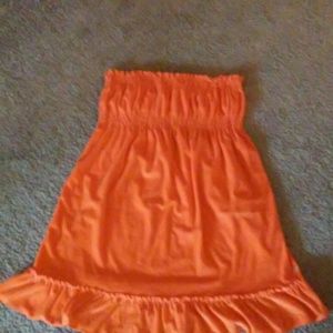 Knee length glittery dress