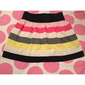 Candies high waisted skirt color blocked medium