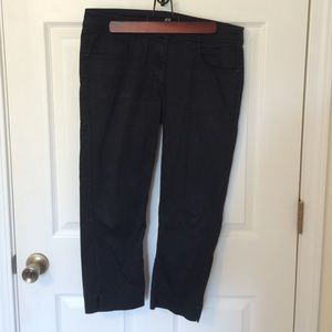 Black trouser capris
