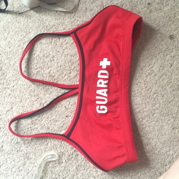 lifeguard bikini top