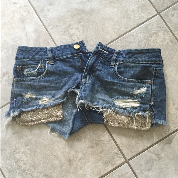 American eagle short shorts