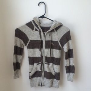 Striped Abercrombie Hoodie