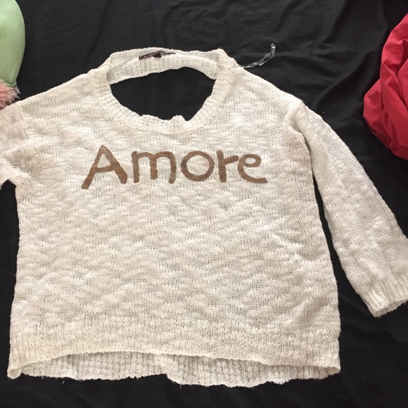 Knit "Amore" Sweater 💕