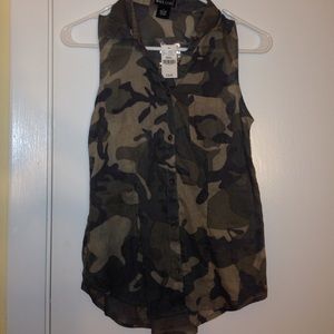 Camoflauge tank top