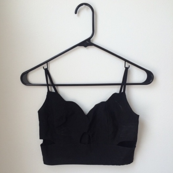 Black Crop Top