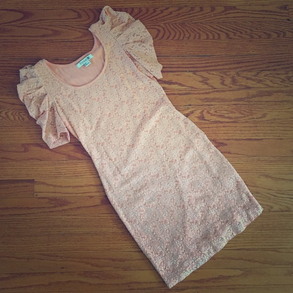Peach forever 21 dress size S