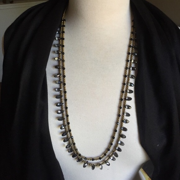 SOLD 🎊🎉hand-made smoke crystal necklace