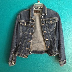 Dark wash denim jacket