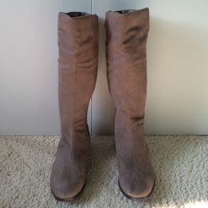 Impo Suede Casual Boot with Bow Detail