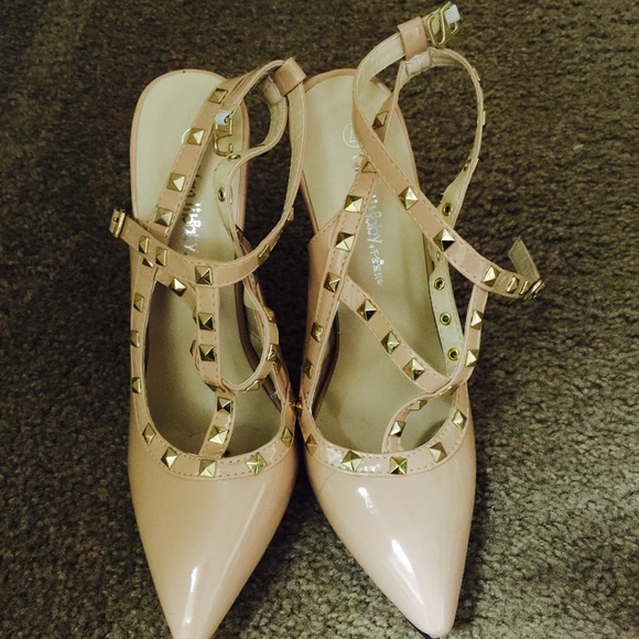Rock studded shoes