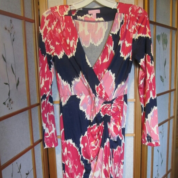 Lilly Pulitzer Augusta floral wrap dress