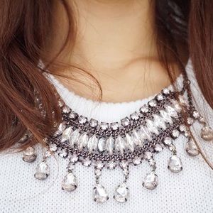 Purple tinted necklace