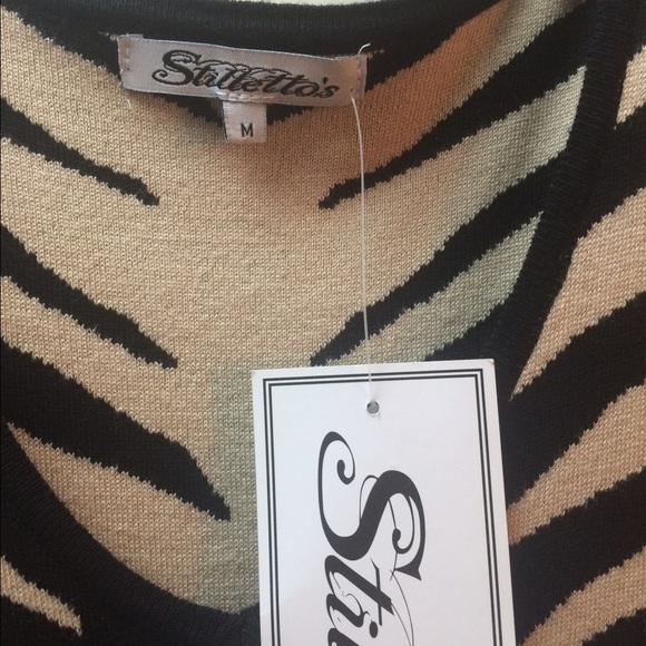 Tight Stilletos dress size medium, animal print - Picture 2 of 2
