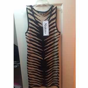 Tight Stilletos dress size medium, animal print