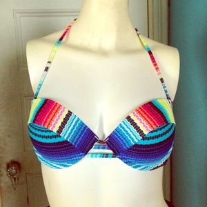 Cute rainbow bathing suit top