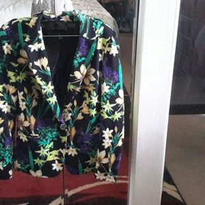 ♻Floral  blazer