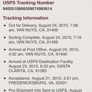 its out for delivery ! 😀