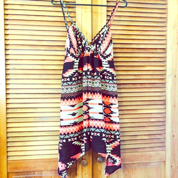 Tribal print dress