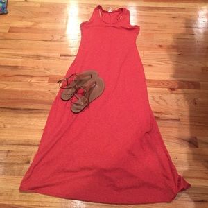 Burnt orange super comfortable maxi dress